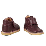 Bottine Petit Nord Scallop Velcro Plum