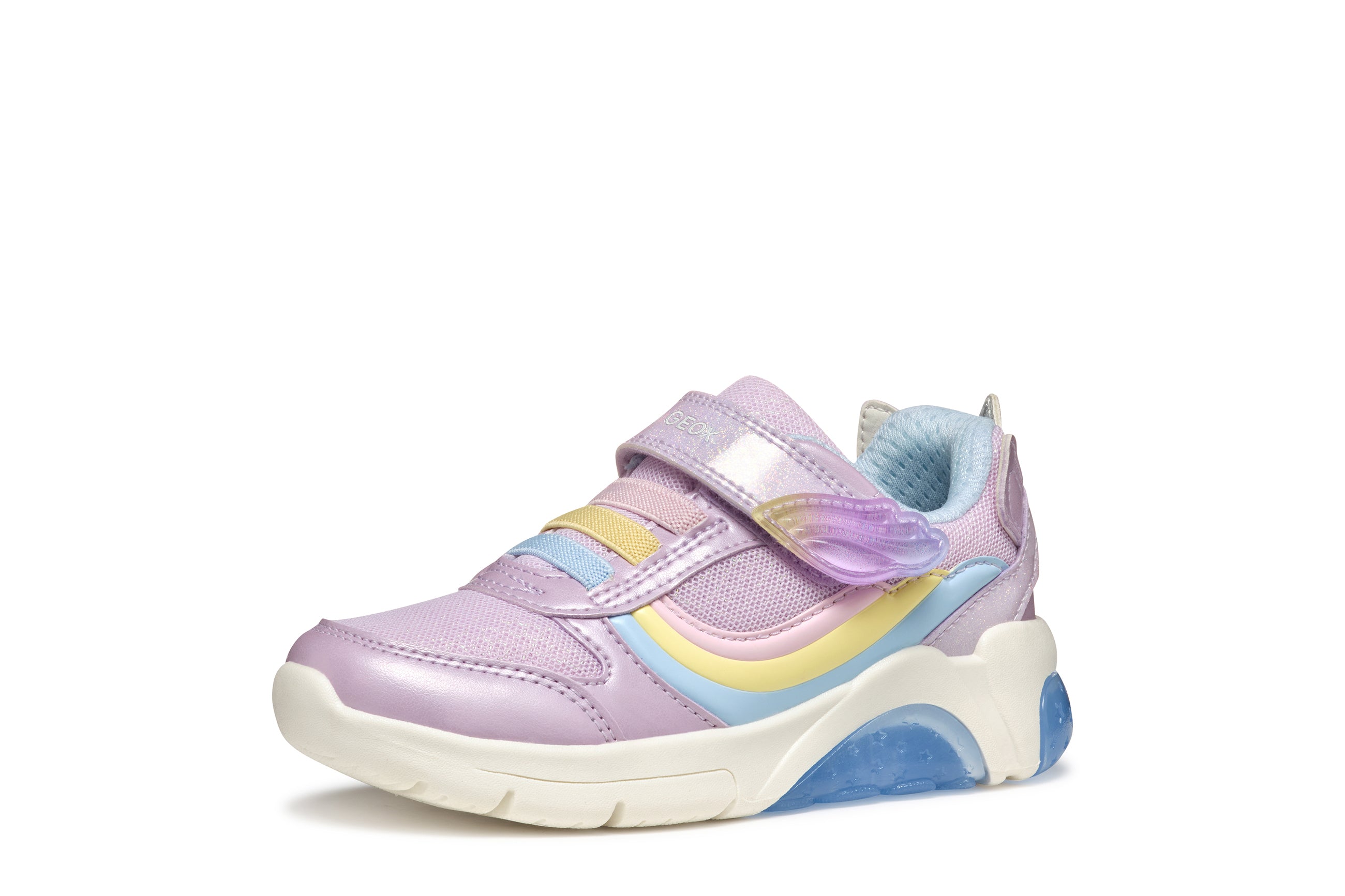 Chaussures rose à lumière pour fille