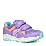 Sneaker geox mauve à velcro