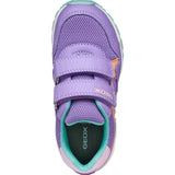 Espadrille Geox pour enfant mauve et turquoise