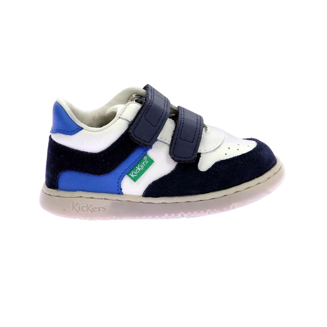 Soulier pour bébé de Kickers souple, léger avec velcro.