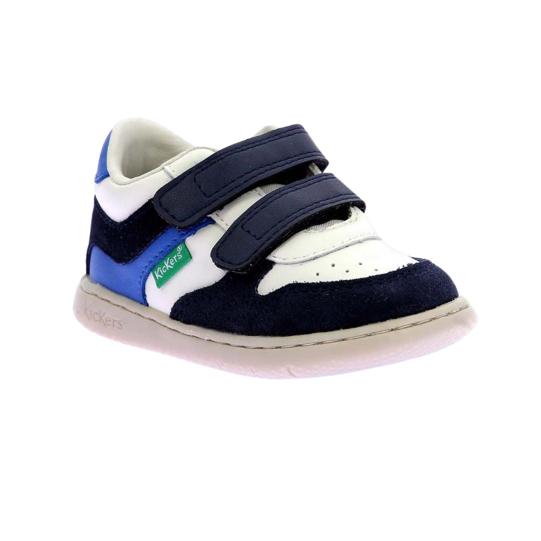 Chaussure pour bébé marine blanc bleu