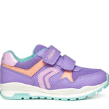 Chaussure sport pour fille mauve et rose