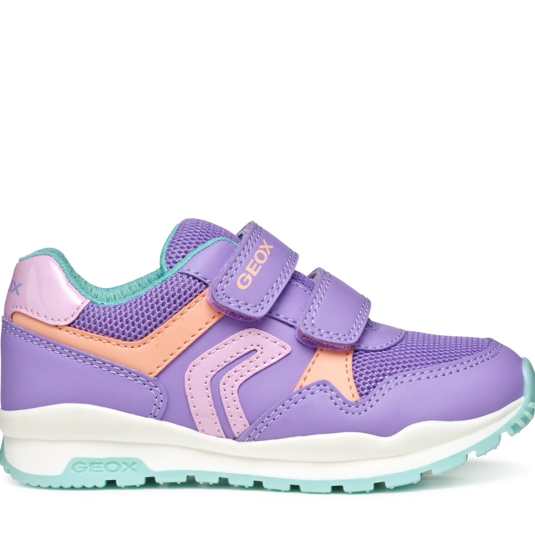 Chaussure sport pour fille mauve et rose