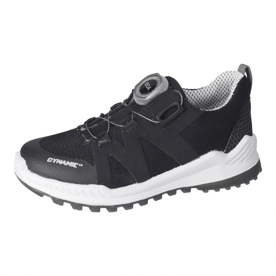 Chaussure sport noire pour enfant avec système BOA