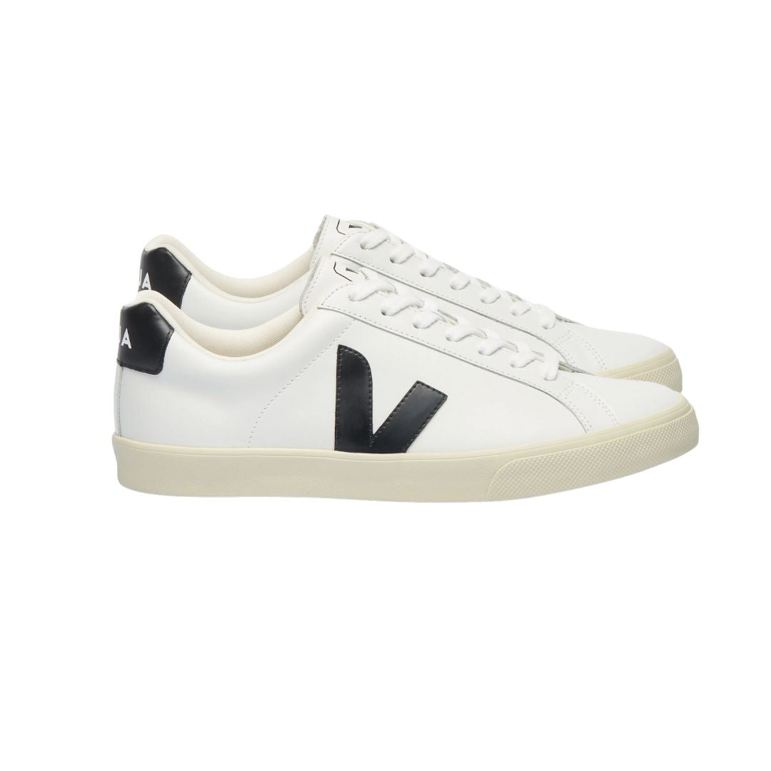 Veja Esplar Logo Extra white black shoe - Main Image