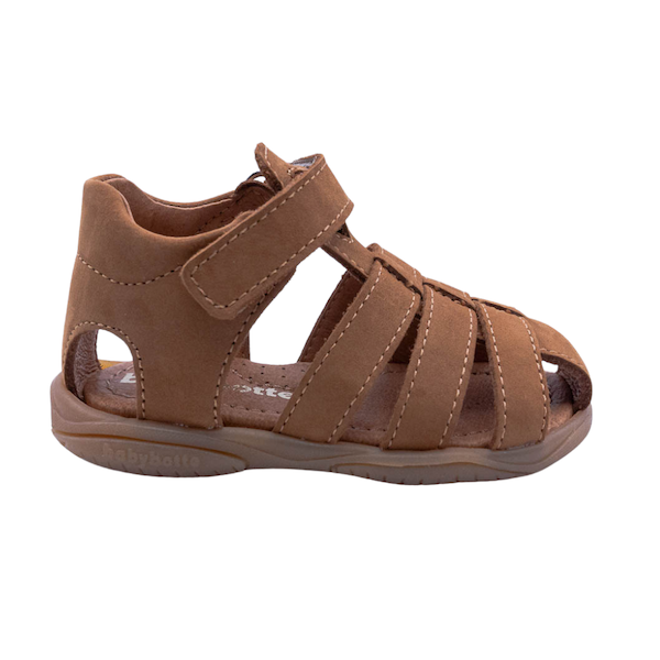 Sandale Babybotte Tafari Cuoio brune – Chaussures Piétine