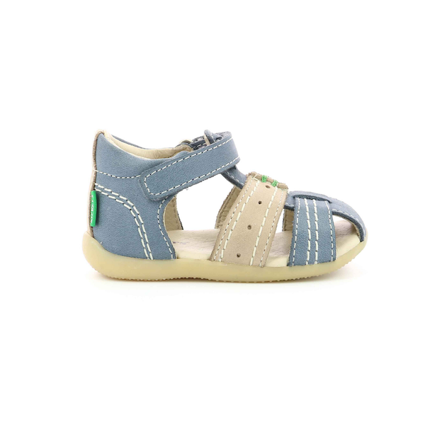 Kickers Bigbazar blue/grey sandal – Chaussures Piétine