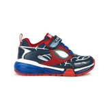 Chaussure à lumières Geox Bayonyc Royal red Spiderman