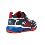 Chaussure à lumières Geox Bayonyc Royal red Spiderman