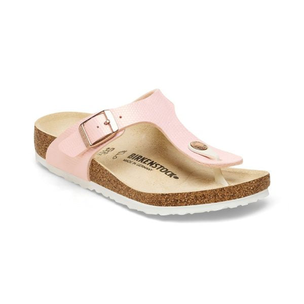 Birkenstock Gizeh Kids lizard pink sandal – Chaussures Piétine
