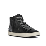 Basket Montante Geox J Kalispera Black DK silver