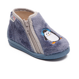 Bellamy Manuel Penguin Blue Slipper