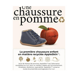 Chaussures Pom d'Api Stand up Salome Veg apple Marine