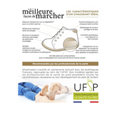 Chaussures Pom d'Api Stand up Salome Veg apple Marine