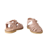 Petit Nord braided soft pink roma sandal