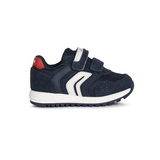 Geox B Alben Navy white red espadrille