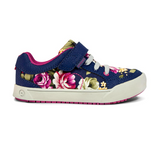 Pediped Dani Navy floral shoe