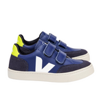 Chaussure Veja Cobalt white jaune fluo V-12