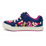 Pediped Dani Navy floral shoe