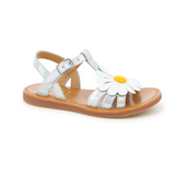 Pom d'Api Plagette Big Flo silver sandal