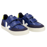 Chaussure Veja Cobalt white jaune fluo V-12