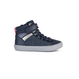 Basket montante Geox J Gisli navy Fuchsia