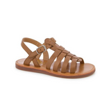 Sandale Pom d'Api Plagette strap nappa camel