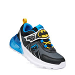Chaussure pour enfant Geox avec velcro , thème Batman, qui fait de la lumière,  confortable, pour les garçon, parfait pour tous les jours.