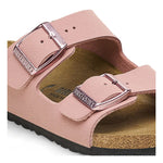 Sandale avec deux boucles rose scintillant  pour fille