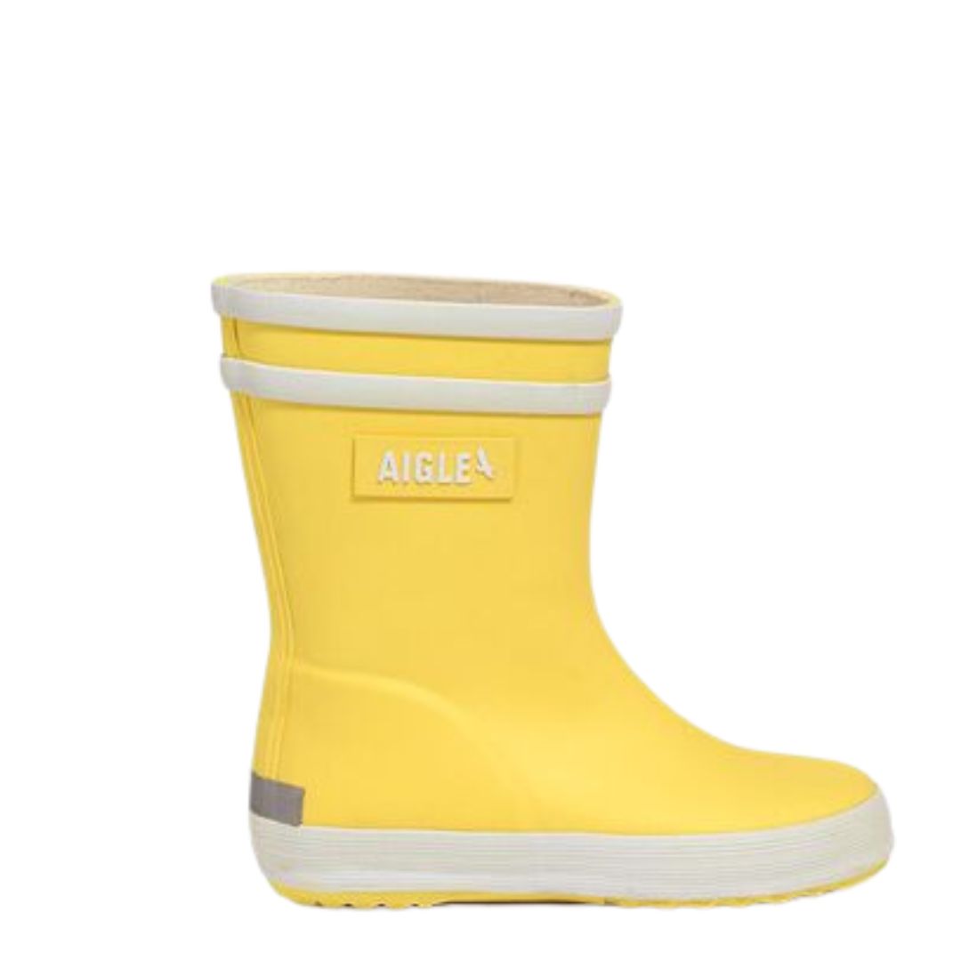 Botte de Pluie super confortable, jaune, unisexe, pour enfant, parfait pour la garderie 