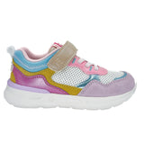 Chaussure de sport avec velcro souple facile à mettre parfait pour les jeunes enfants couleur pastel