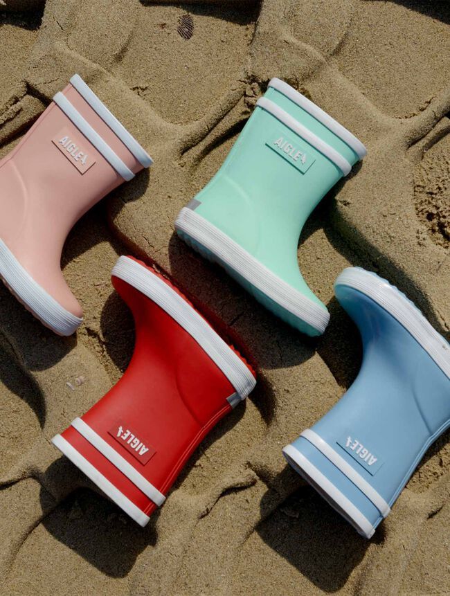 Botte de pluie aigle rouge confortable pour bambins