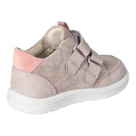 Basket pour enfant Ricosta rose imperméable, avec des attaches velcros. 
