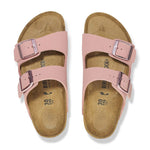 Sandale rose avec deux boucles facile à enfiler 