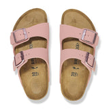 Sandale rose avec deux boucles facile à enfiler 