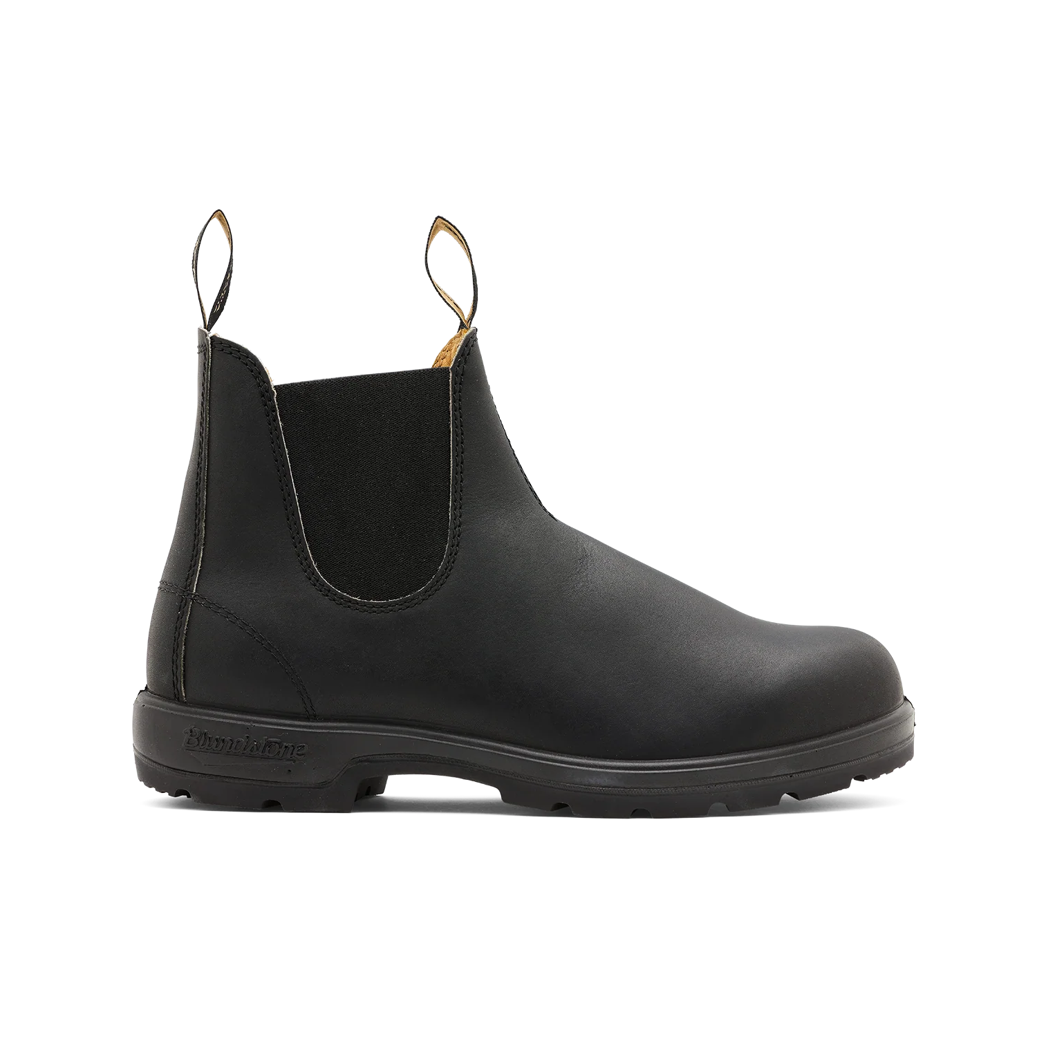 Bottine iconique Blundstone, en cuir, noir. résistante à l'eau, facile à mettre, super confortable