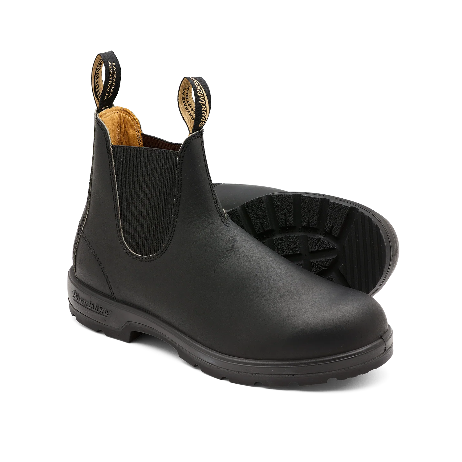 Bottine iconique de la marque blundstone, en cuir, noir, facile à mettre, confortable, super fashion, parfaite pour la mi-saison, modèle incontournable