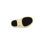 Botte d'hiver Fubuki pour les enfants, dans la couleur beige avec une sangle noire au-dessus pour ajuster la largeur au mollet.