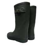 Botte de pluie verte kaki, confortable, pour les pieds plus large, unisexe, pour les enfants 