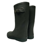 Botte de pluie verte kaki, confortable, pour les pieds plus large, unisexe, pour les enfants 