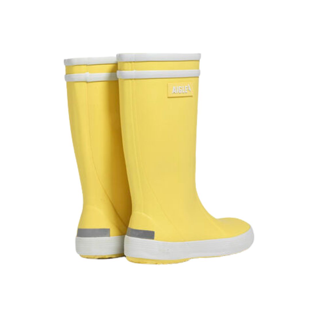 Botte de Pluie jaune facile à mettre, pour enfant, confortable, 