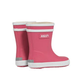 Botte de pluie rose super confortable, pour la garderie et jouer dans les flaques d'eau, pour les filles.