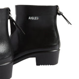 Bottine pour la pluie, avec un petit talon, pour femme, facile à mettre et confortable, fait en France, Chic 