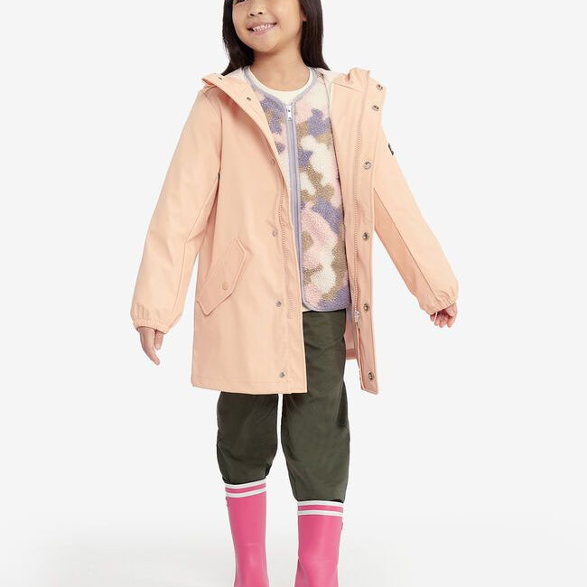 Botte de pluie super confortable, pour fille, rose, facile à mettre,