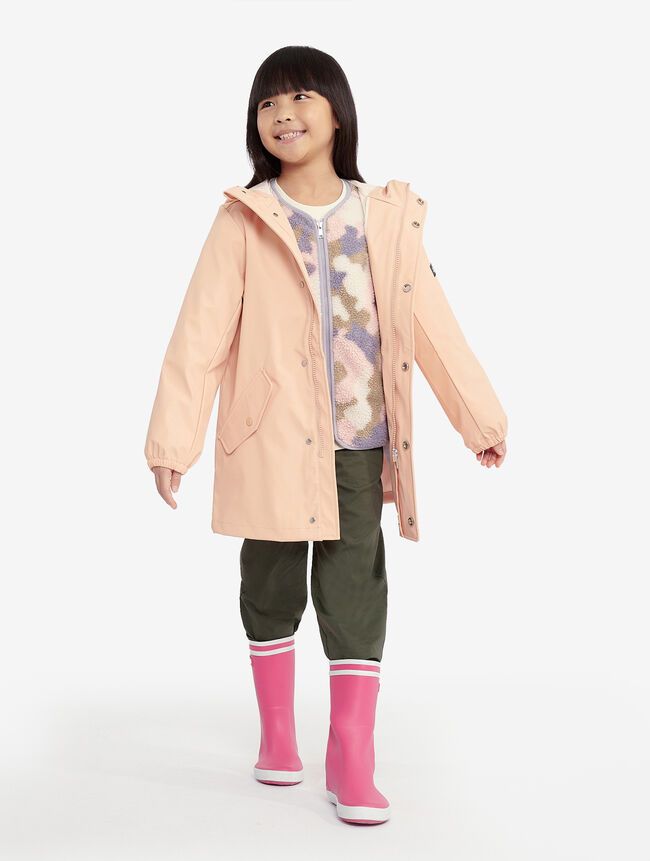 Botte de pluie super confortable, pour fille, rose, facile à mettre,