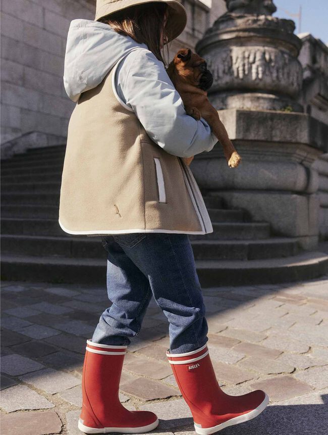 Botte de Pluie super confortable parfaite pour vos enfants, en rouge