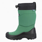 Bottes d'hiver Kuoma pour enfant de couleur verte avec semelle noire 