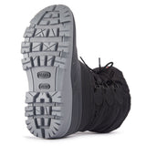 Botte noire et grise à triple lacets 