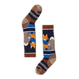 Chaussette Smartwool pour enfant, pour le ski ou la luge, chaude, confortable, rembourrée, idéale pour les journées froides, avec un dessin de renard. 